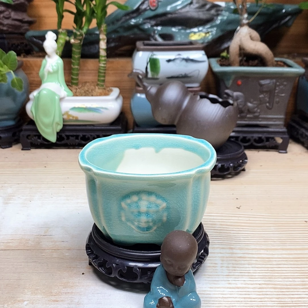 花盆紫砂陶瓷艺术作品欣赏