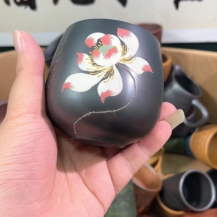 茶杯紫砂全手工紫砂主人杯