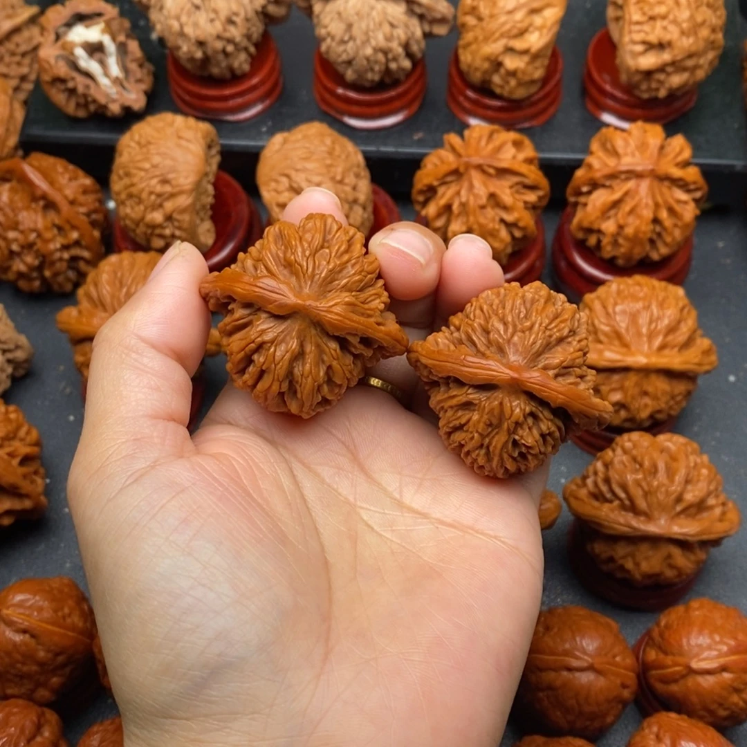 把件文玩核桃42四座楼