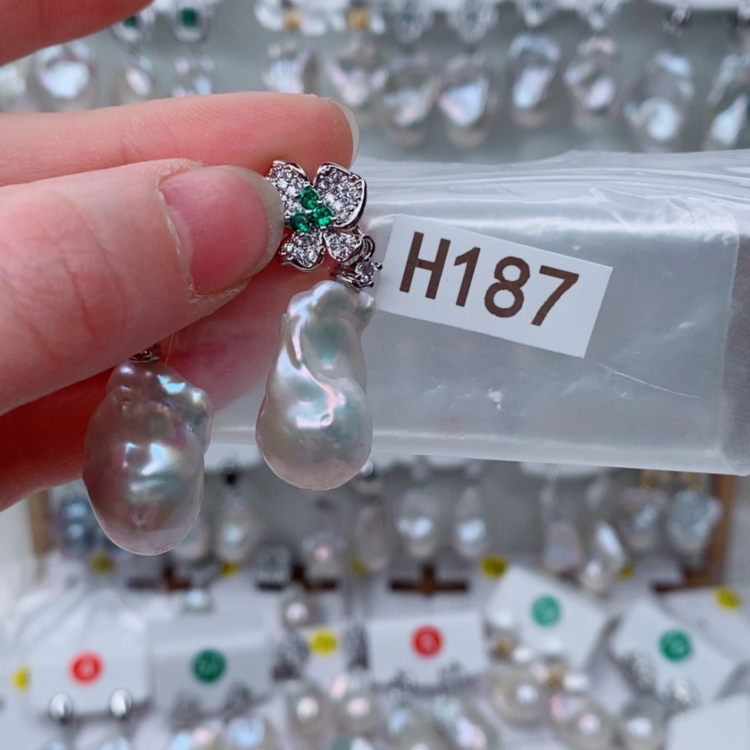 美***忆其他银S925镶嵌淡水珍珠