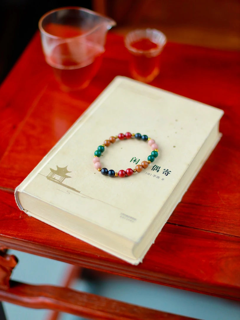 【五行合香】2025新款合香珠原创设计天然古法手工合香手串新中式