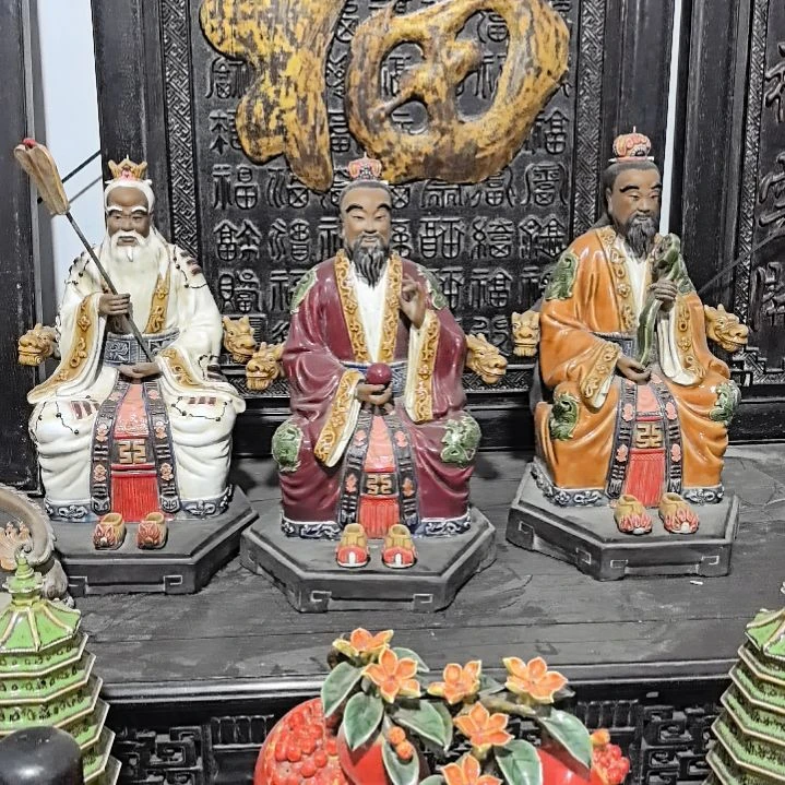 摆件石湾窑陶瓷摆件