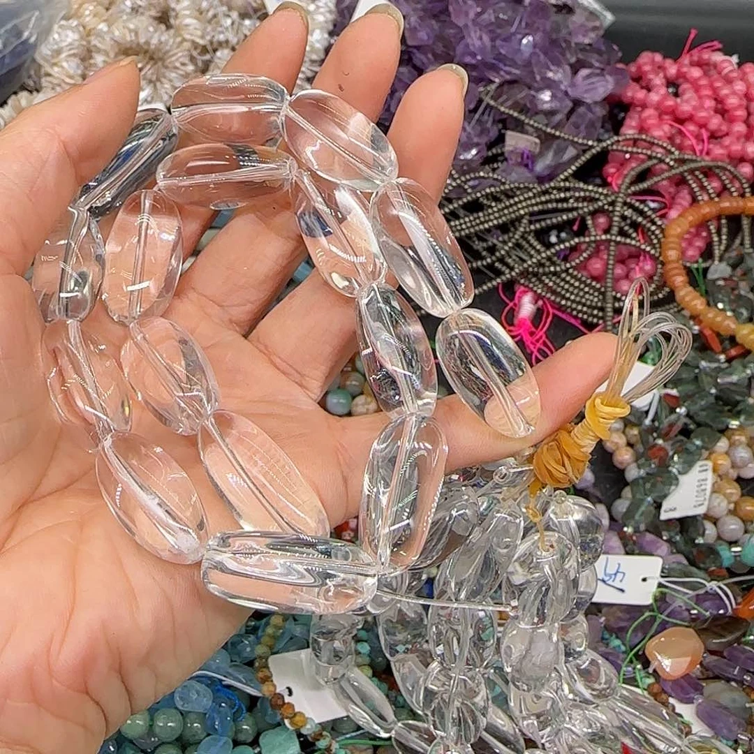 玛瑙/玉髓合金珠宝半成品猫**@白水晶拍三86发一条