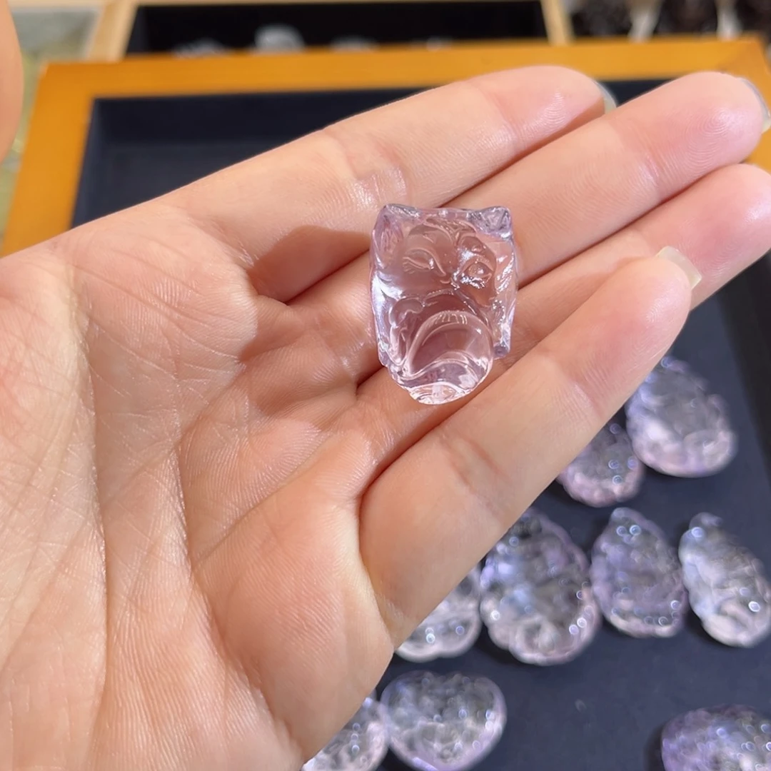 水晶颈饰银S925镶嵌丁*车紫水无忧28