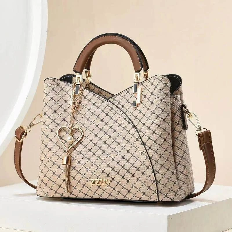 经典复古时尚百搭休闲女包女士包纹包时尚手提包大容量简斜跨包