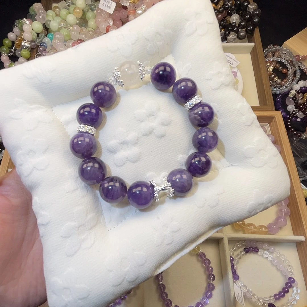 水晶手串未镶嵌紫水