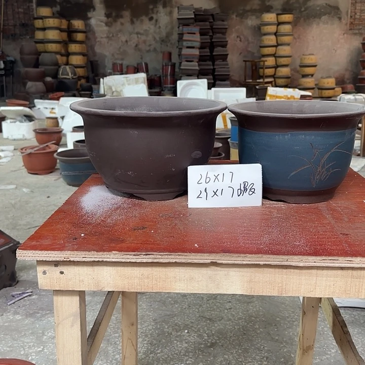 紫砂花盆紫砂花盆