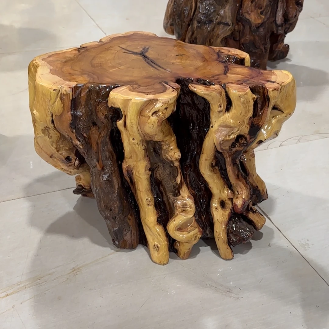 黄***哥龙纹鸡心枣木手工艺品