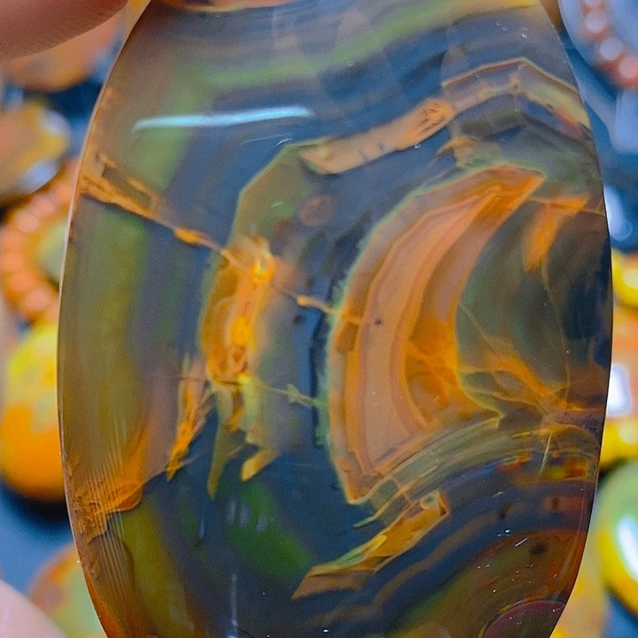 玛瑙/玉髓未镶嵌战国红