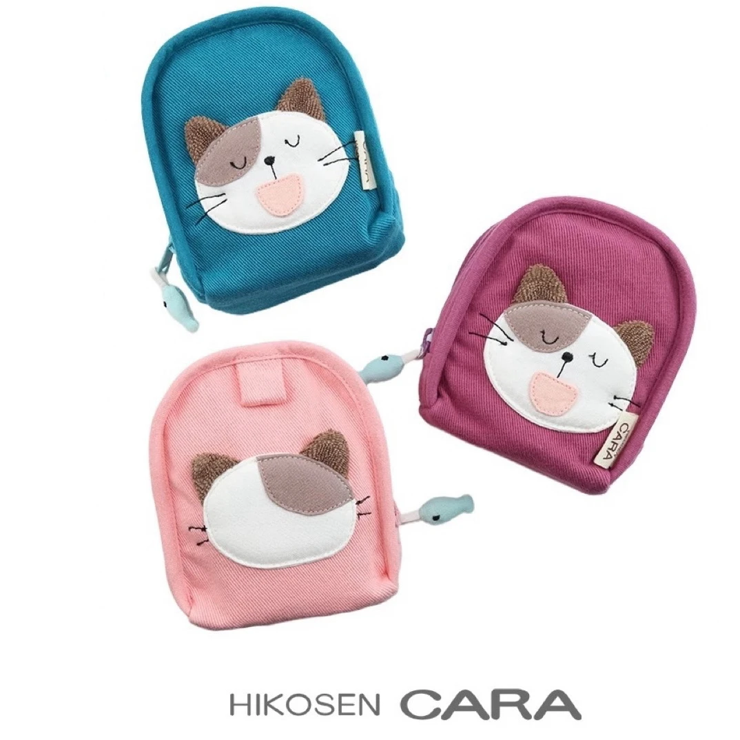 小Gon猫咪挂包卡拉猫零钱包耳机包棉制猫咪硬币卡片小包包