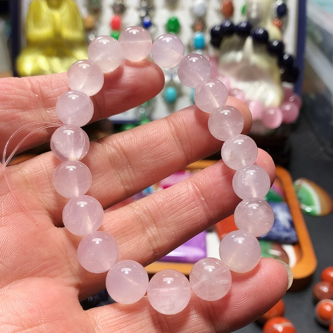 未镶嵌手串玛瑙/玉髓卡11粉水晶