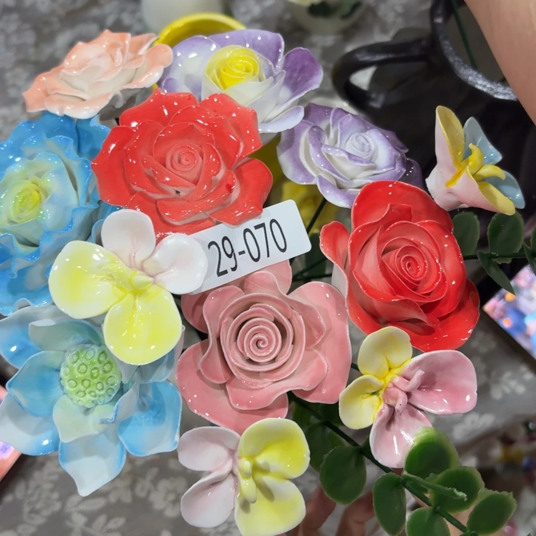 陶瓷花20包邮，退款拉黑，2970