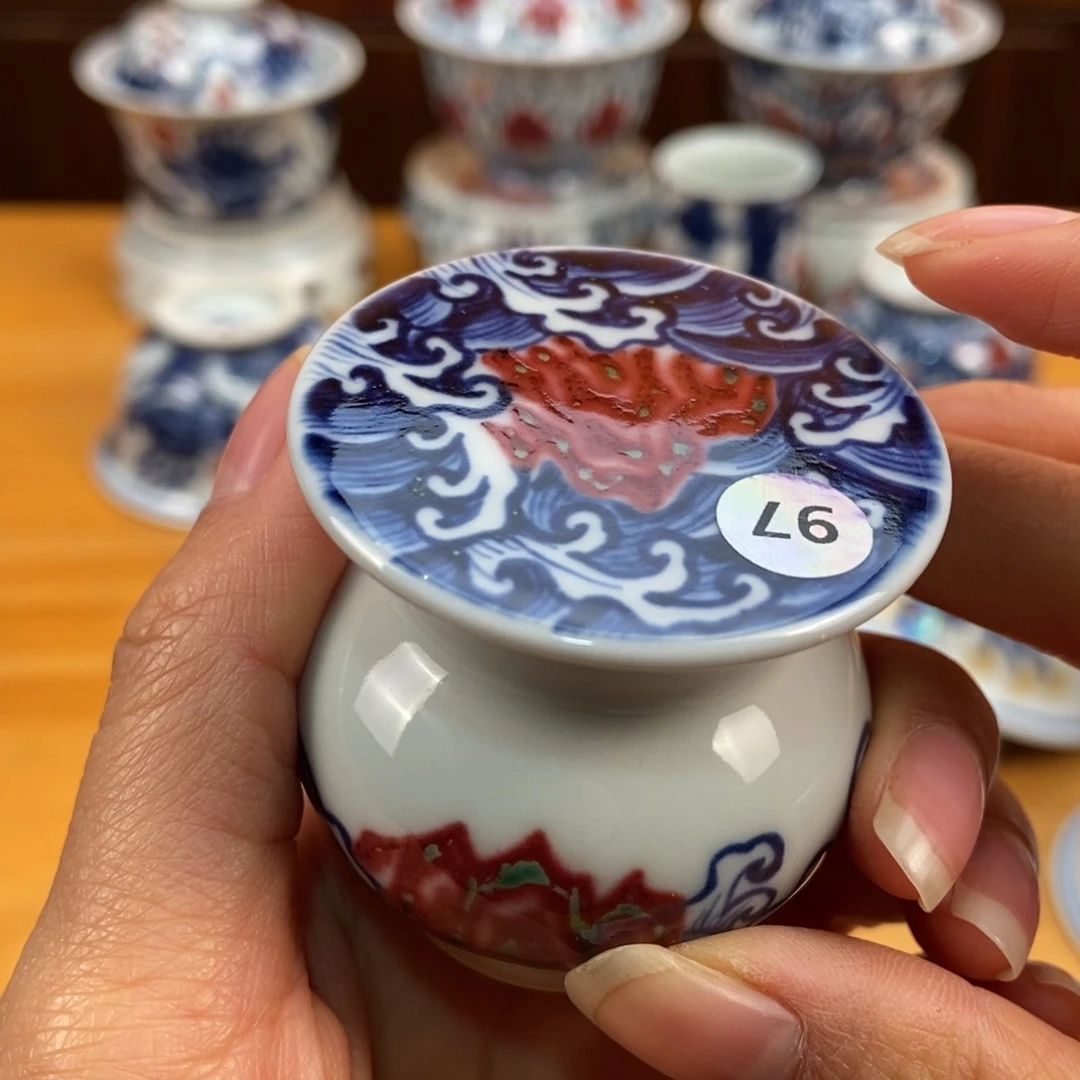 手绘现代茶具非古董