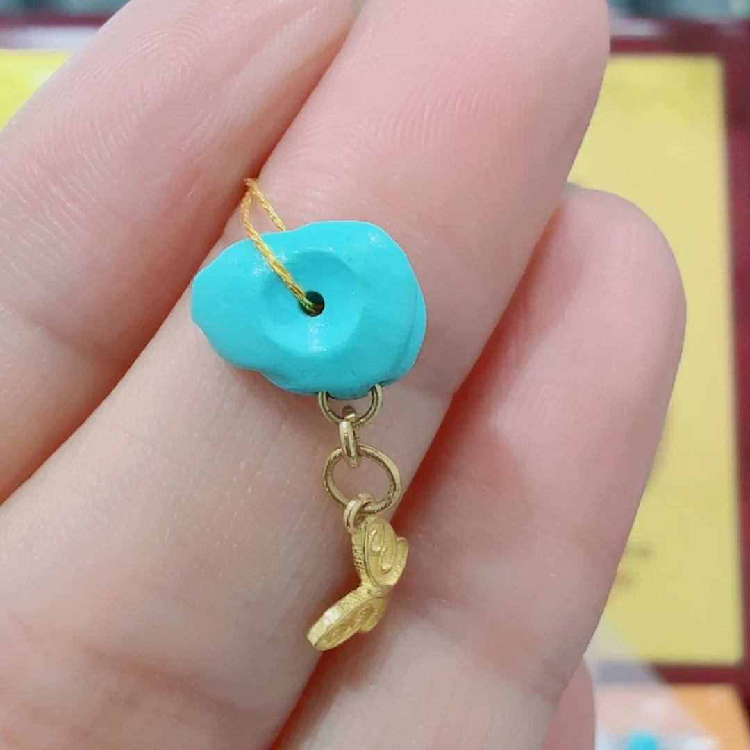 未镶嵌绿松石珠宝奇石