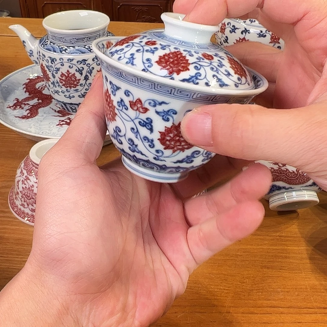 景德镇釉里红瓷器