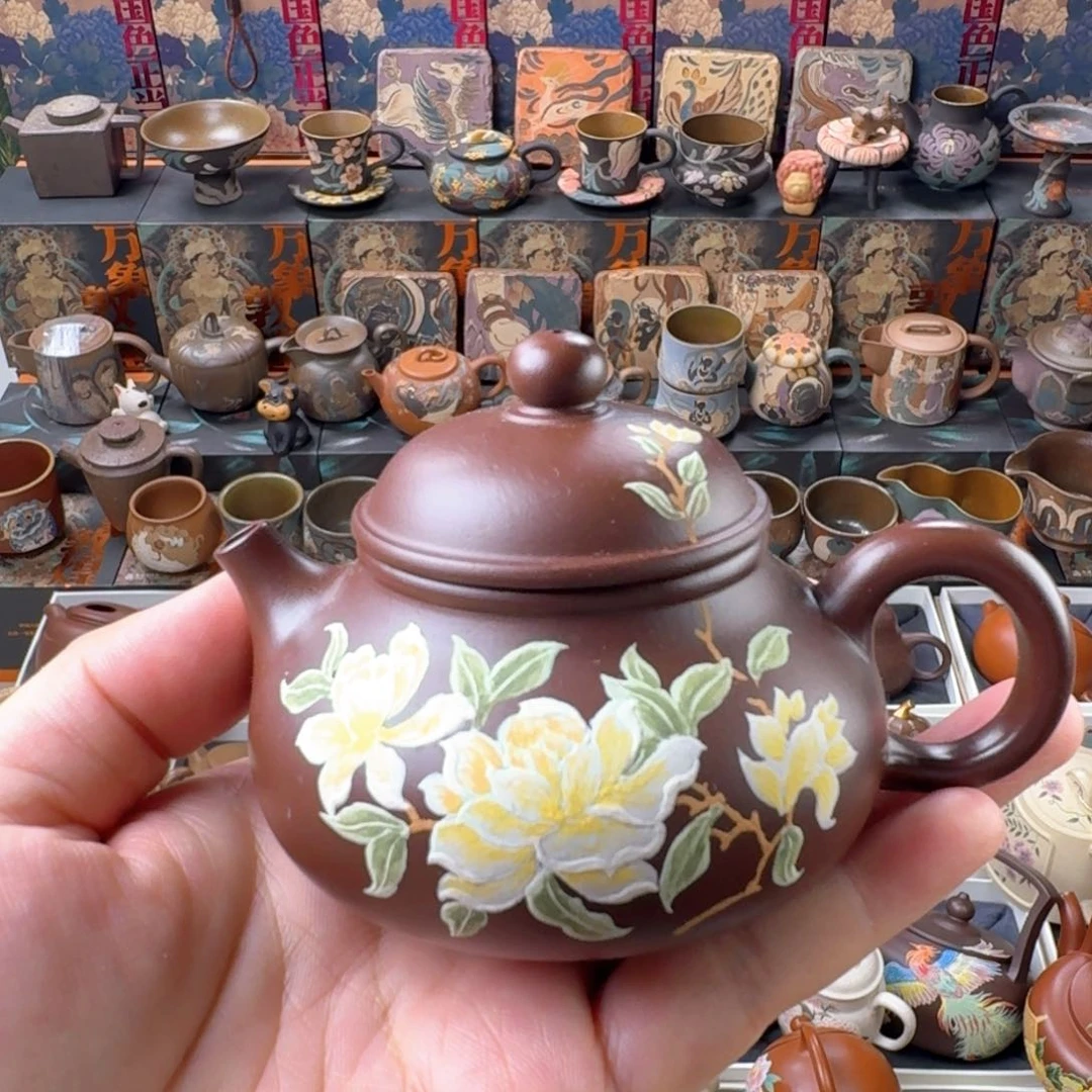 茶壶紫砂150ml原矿精工半手