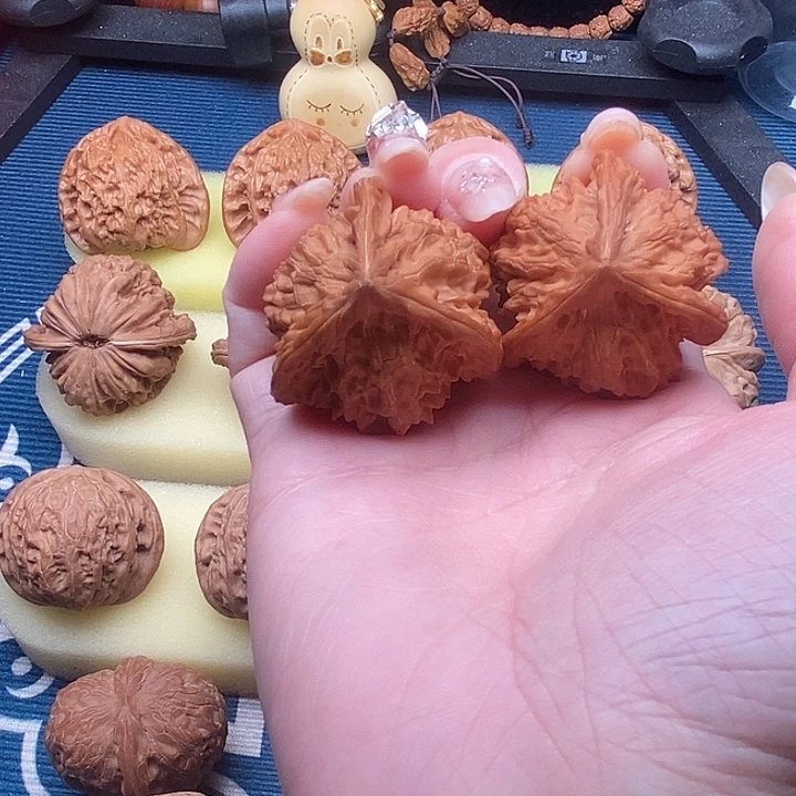 吊坠文玩核桃35全品盘山正奔