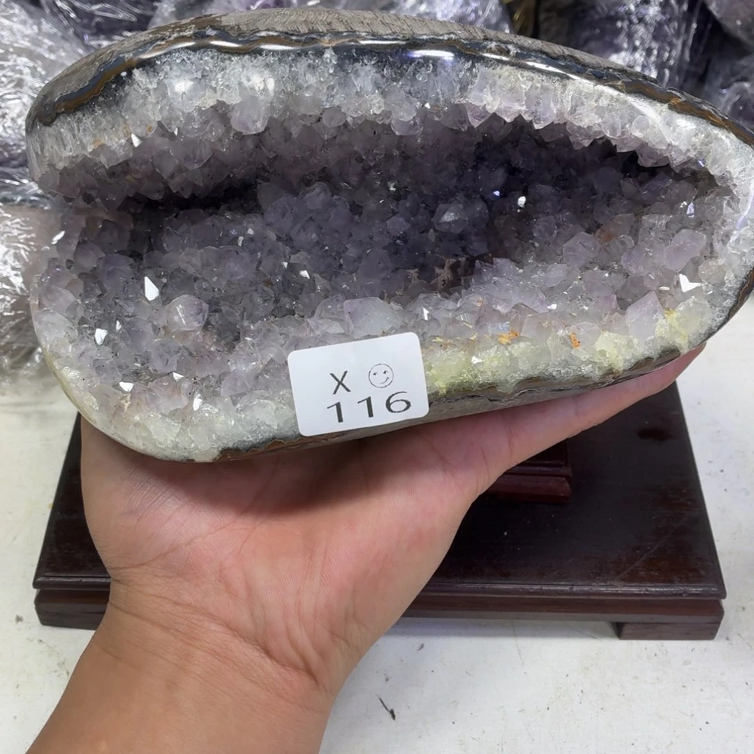 未镶嵌摆件紫晶水晶