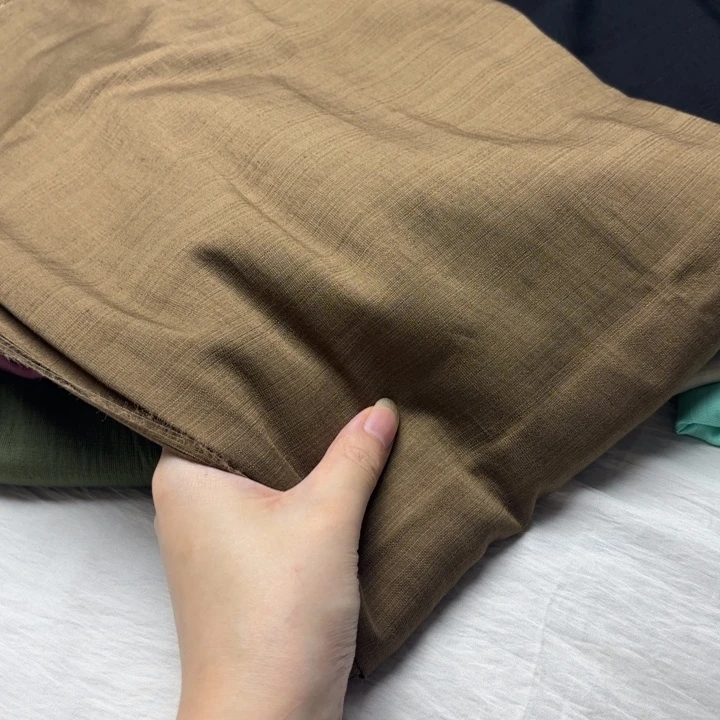 混纺棉浅咖色2米。
