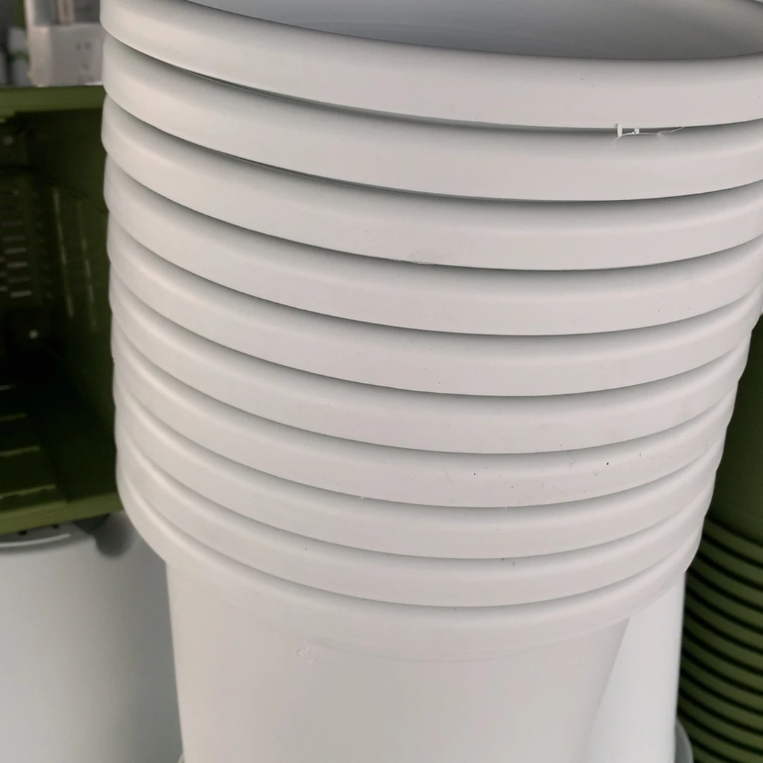 红陶10个25口奶白带拖