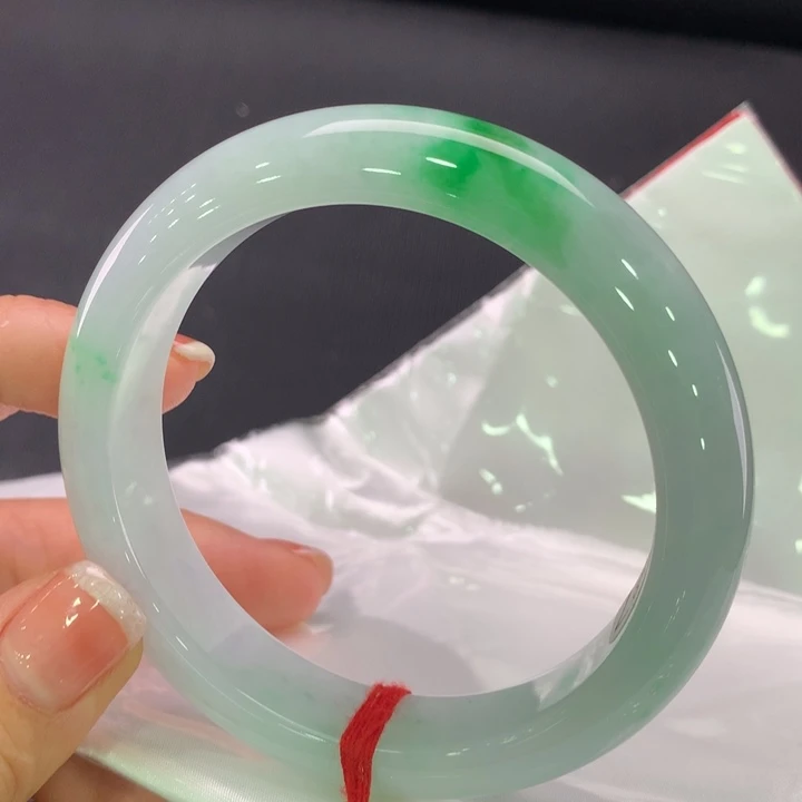未镶嵌手镯翡翠正圈58