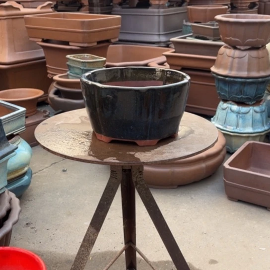 紫砂花盆我****顿微瑕处理