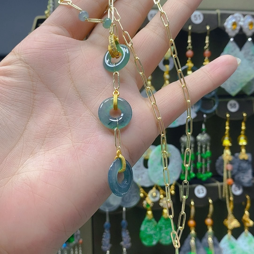 未镶嵌翡翠耳饰翡翠