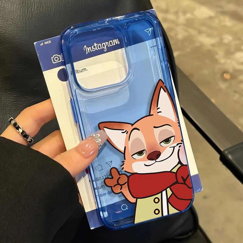 贴脸尼克朱迪适用iphone16/15/14promax苹果11手机壳13软12防摔8