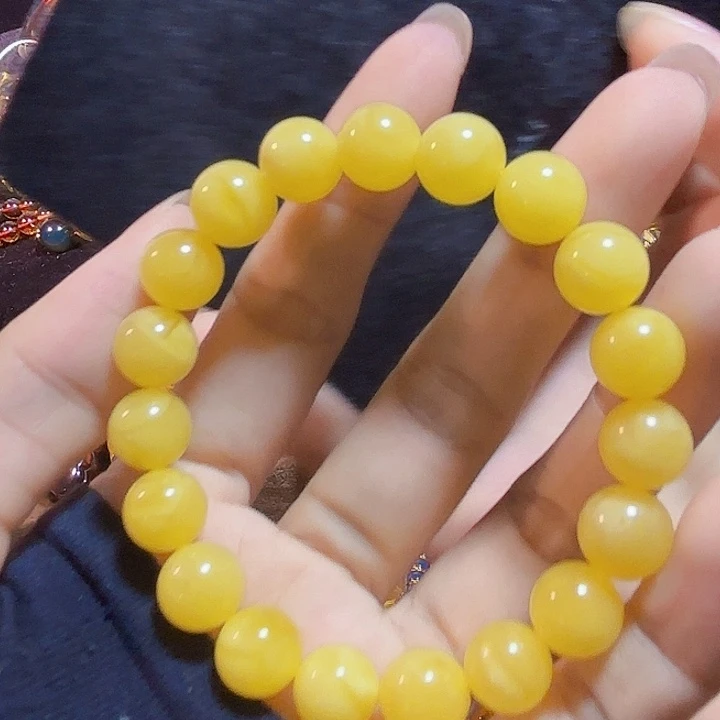 琥珀未镶嵌珠宝奇石蜜蜡手串10