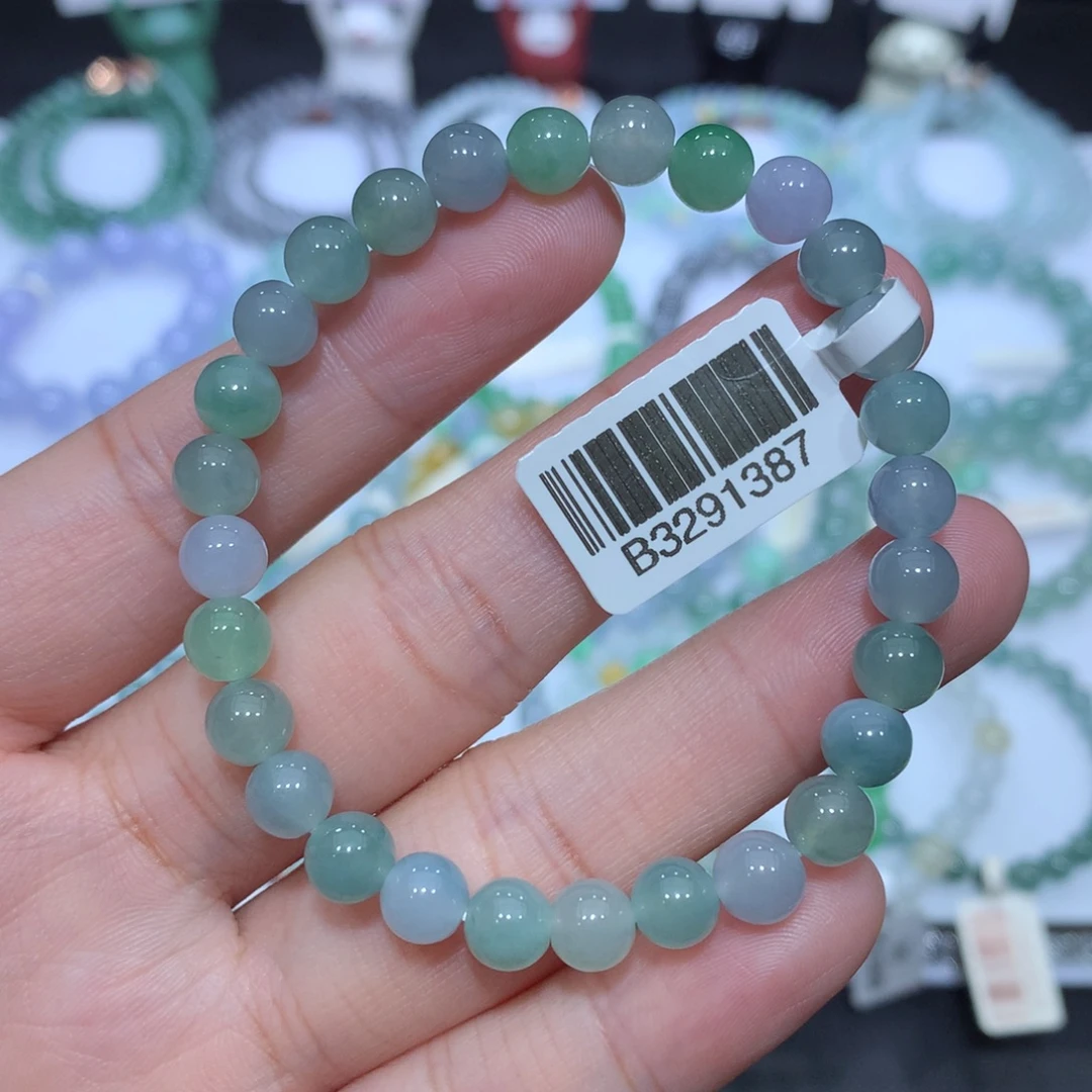 翡翠未镶嵌手串天然