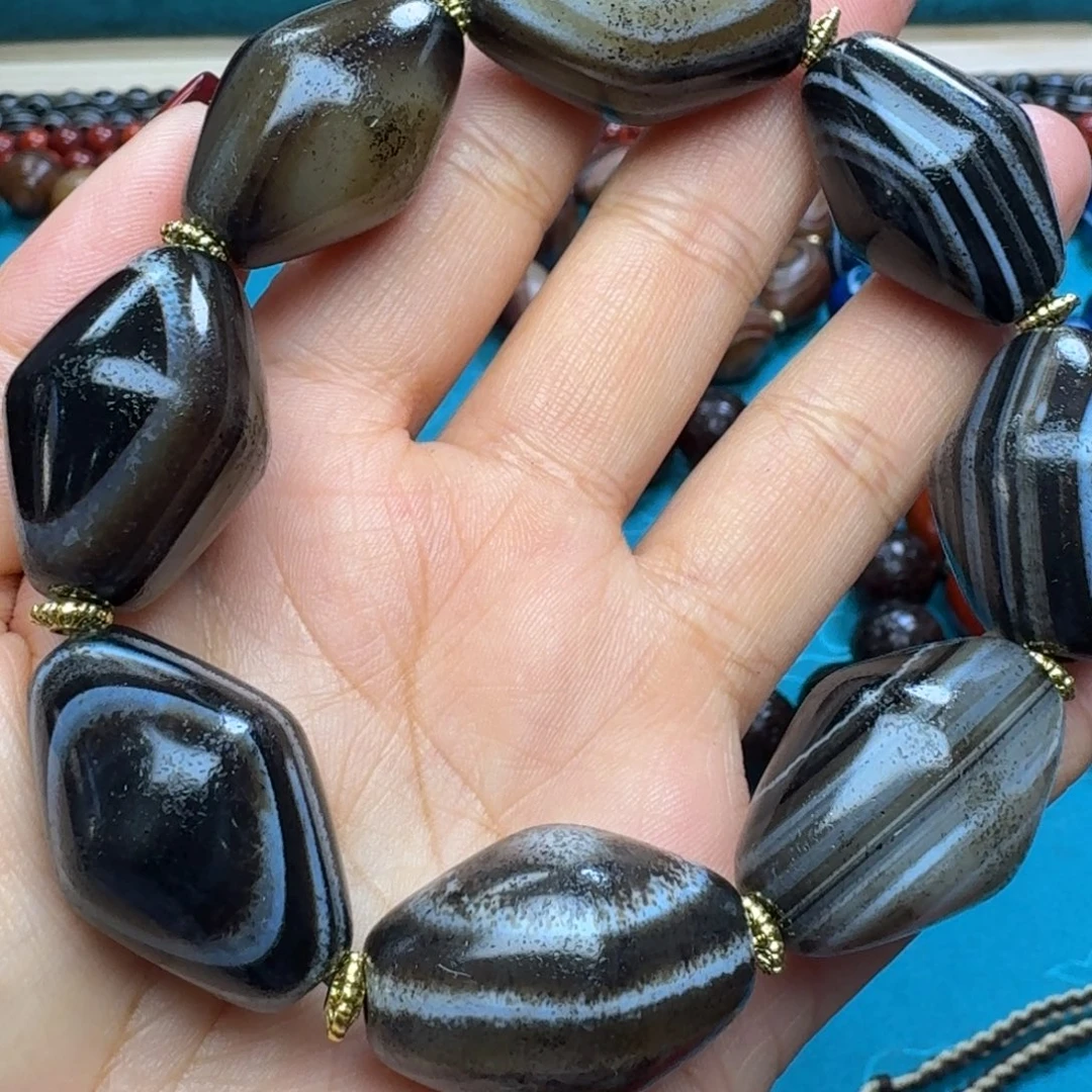 玛瑙/玉髓未镶嵌项链