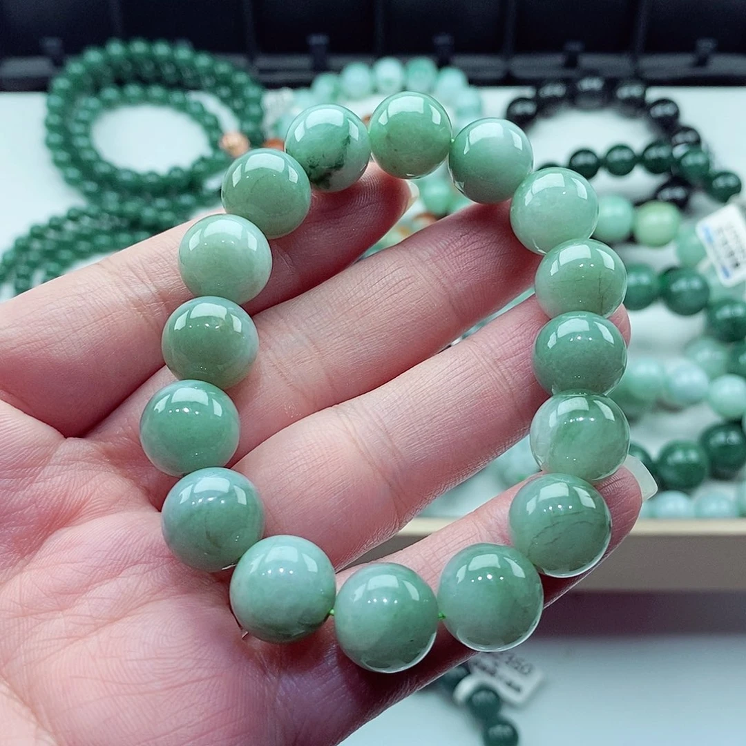 翡翠未镶嵌毛衣链