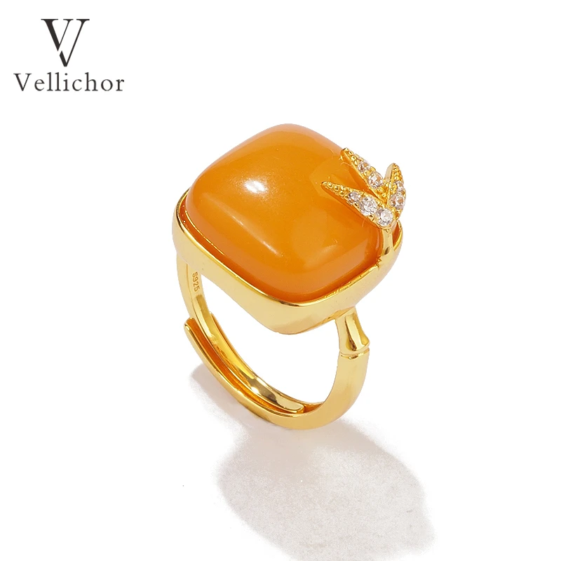 925银戒指 珠宝系列方糖竹叶戒指高级感超显白指环国风竹节