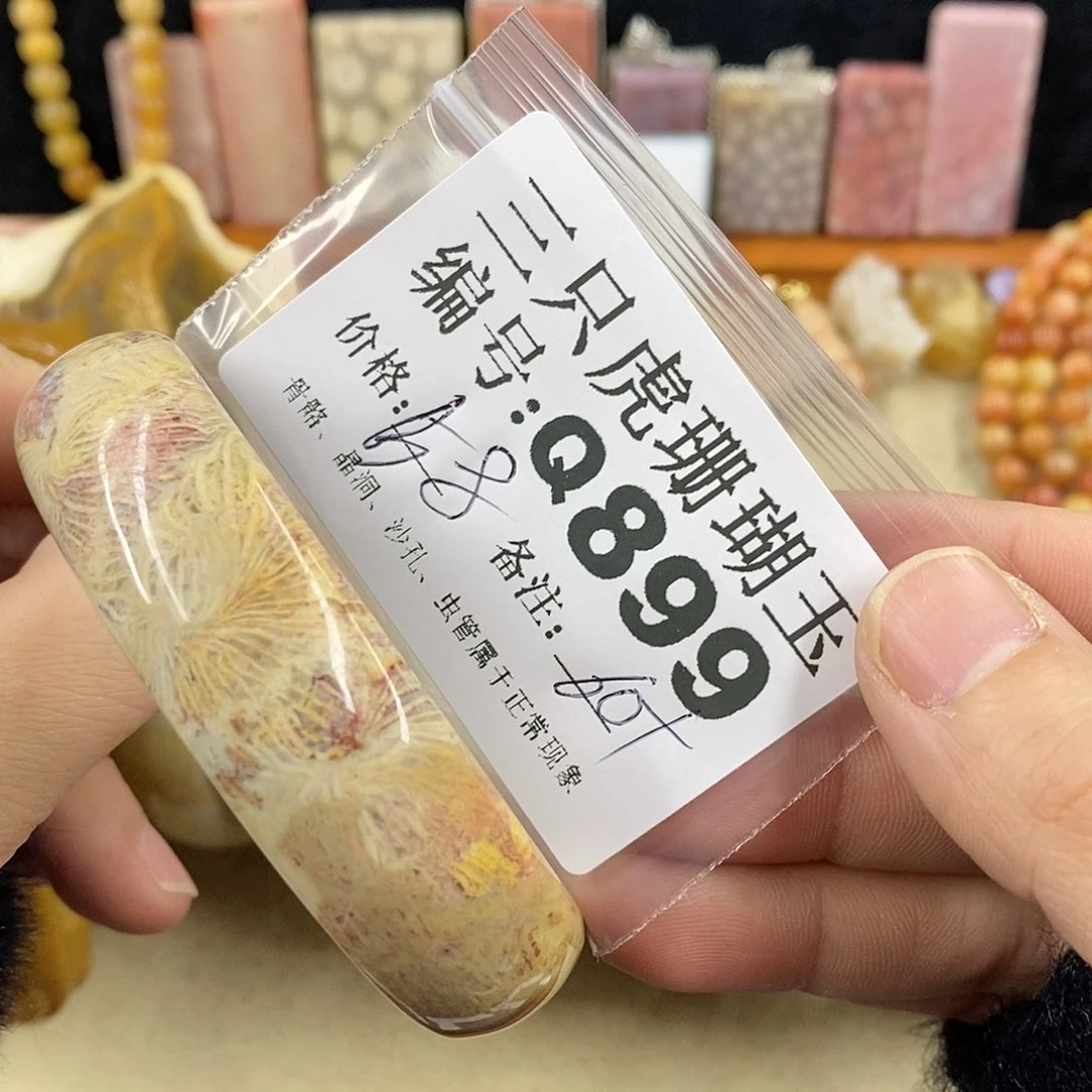 硅化珊瑚（珊瑚玉）1未镶嵌庄***水