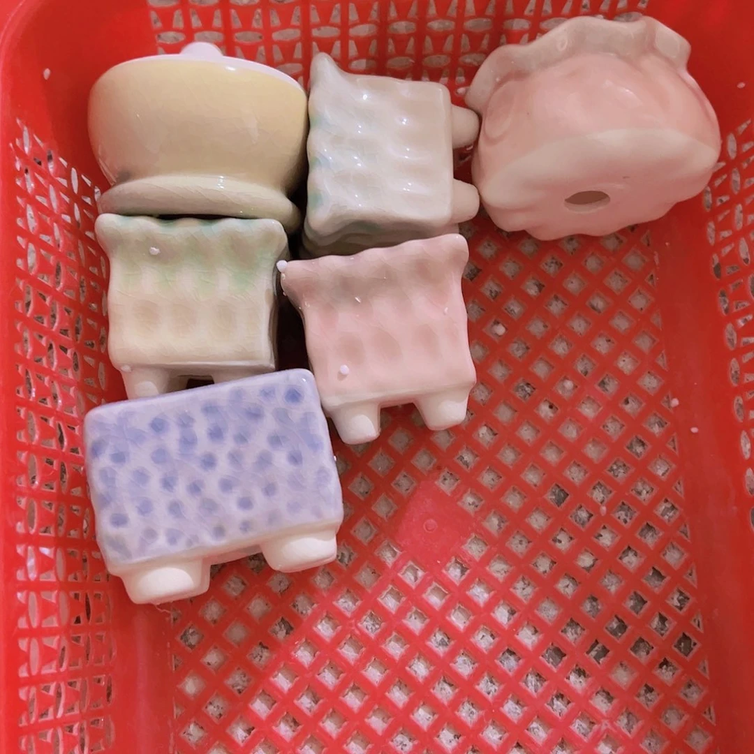 红陶陶瓷花盆当场满12包邮