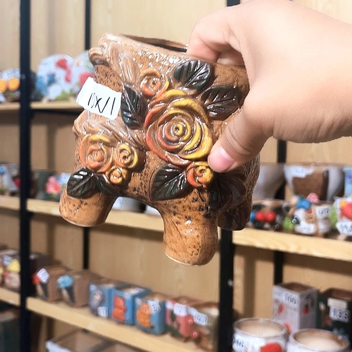 多肉花盆满15包邮