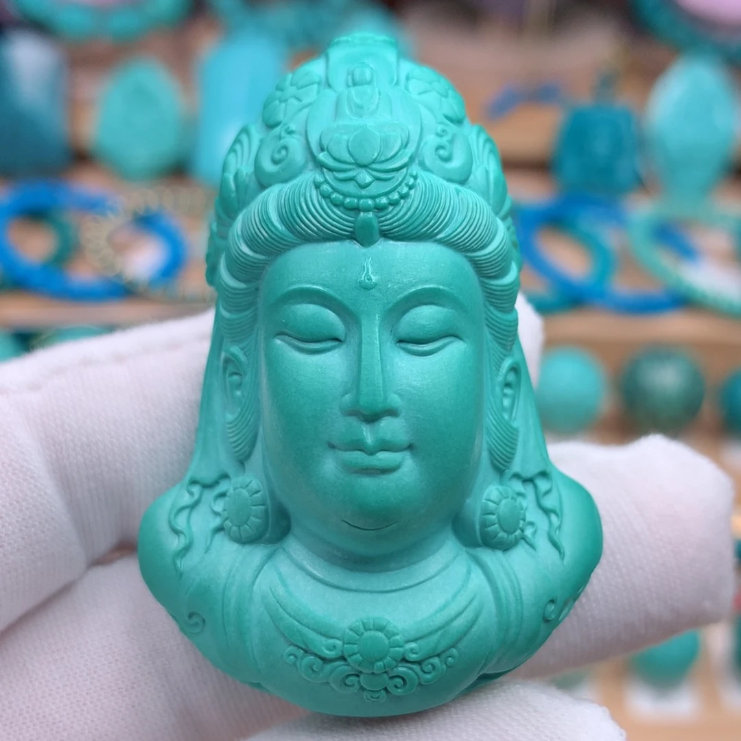 未镶嵌绿松石珠宝奇石
