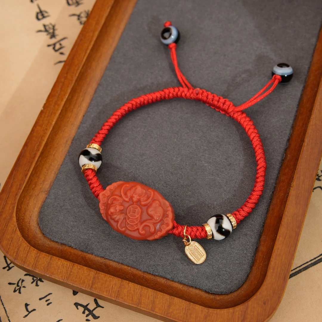 金福令福在眼前南红手绳S30828