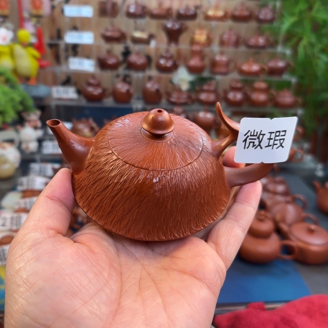 朱泥茶壶微瑕110C