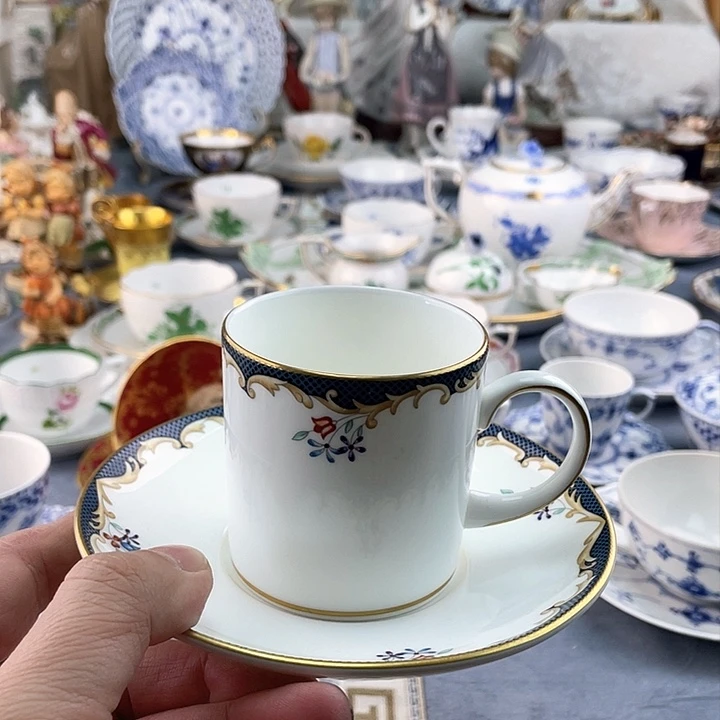 中古欧瓷瓷器小房子