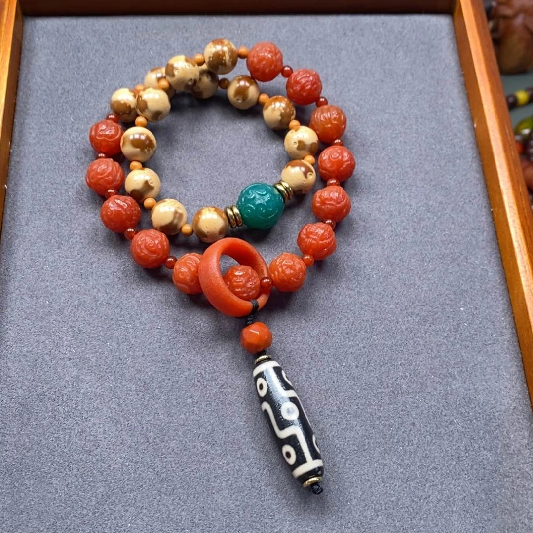 菩提把件未镶嵌紫金鼠