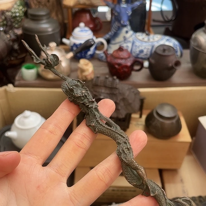 铜中古工艺品摆件