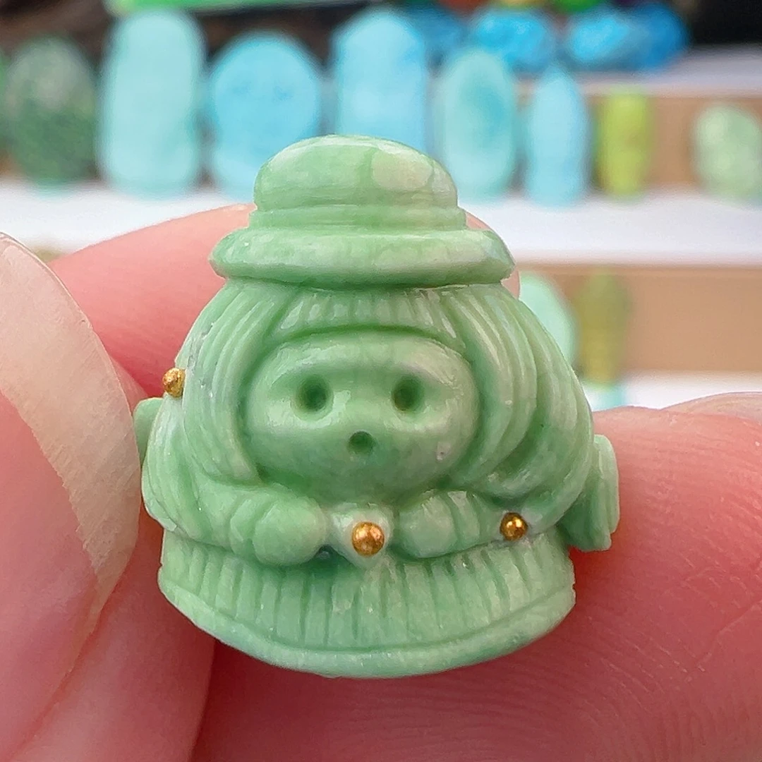 未镶嵌绿松石项链