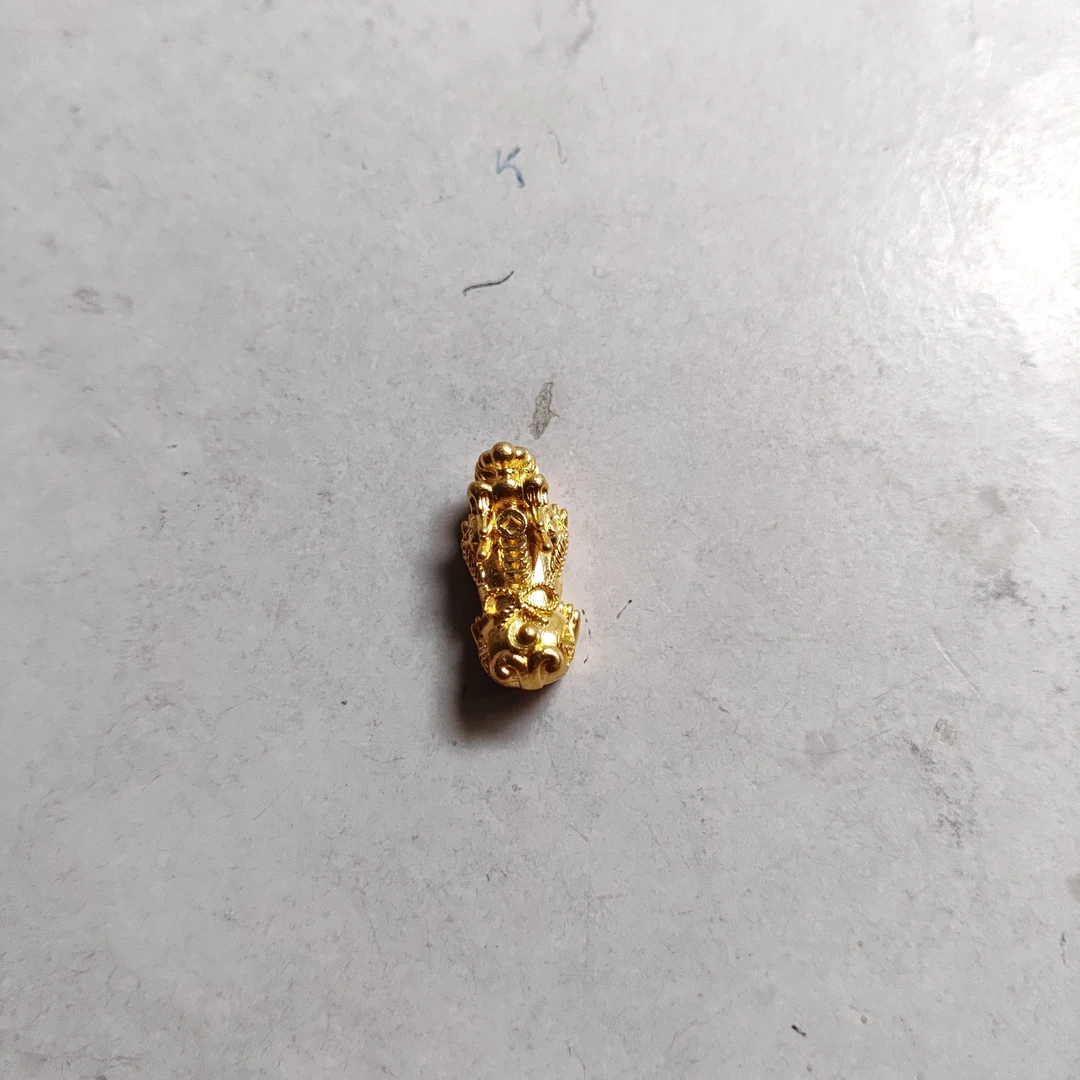 金元宝足金999貔貅珠子首饰