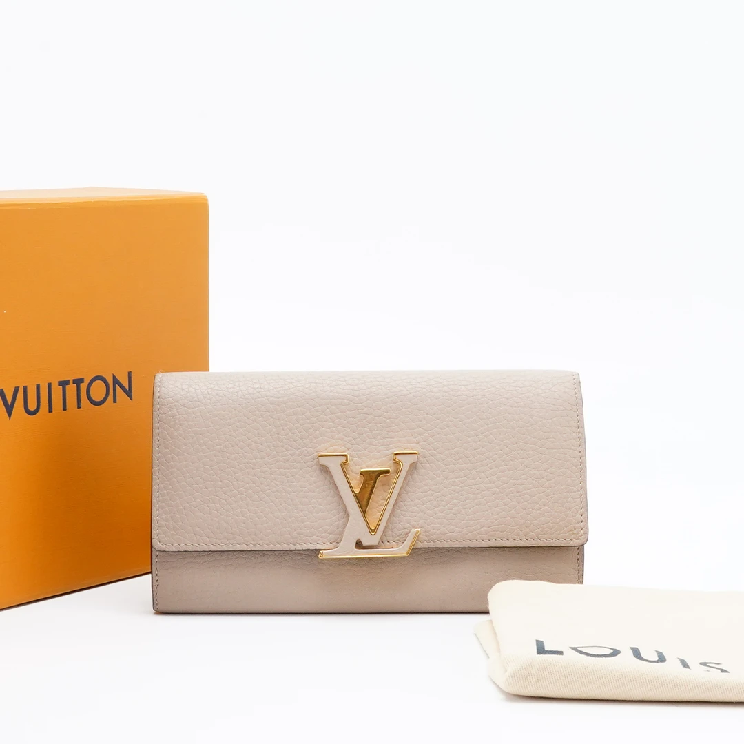 95新 LouisVuitton/路易威登 capucines钱包长款【白菜】BG23007397