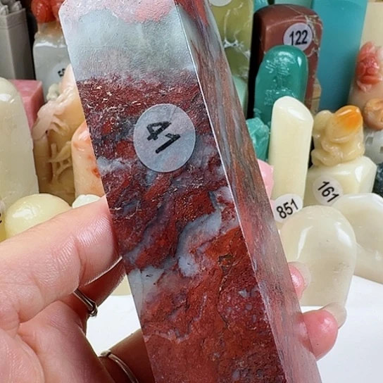 寿山石印石子*魚印石章料…….