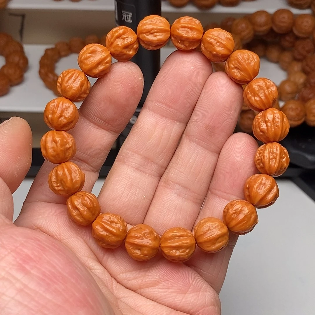 木质文玩核桃1.3京八棱