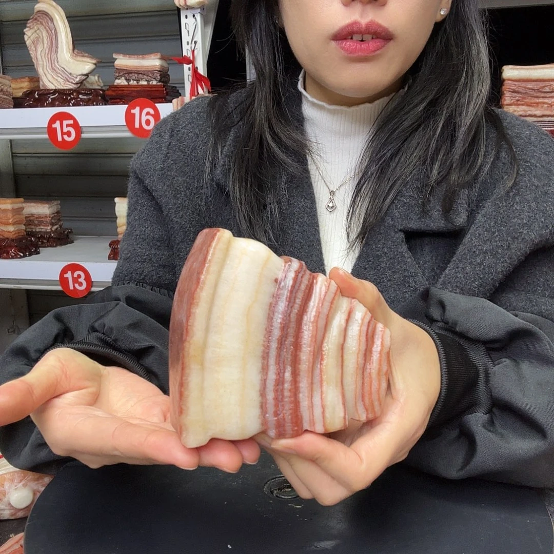 石材广西天然猪肉石头