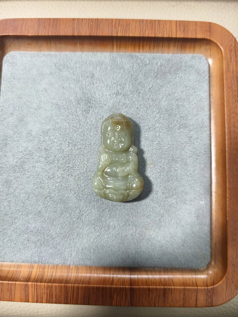 和田玉挂件未镶嵌5