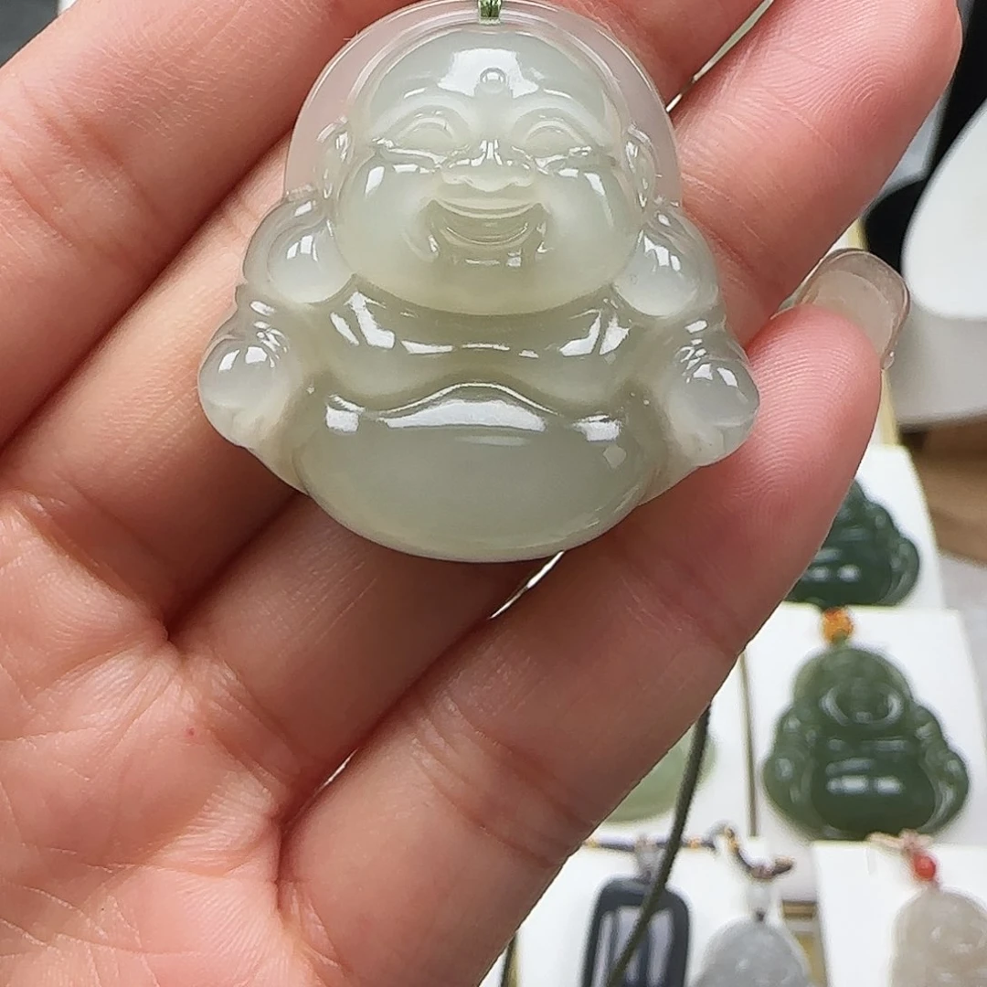 和田玉颈饰未镶嵌用**朵